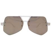 Stylish Transparent Aviator Sunglasses - Image 6