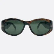 Stylish Black Oval Sunglasses - Image 13