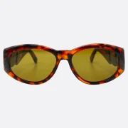 Stylish Black Oval Sunglasses - Image 11