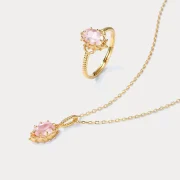 Elegant Rose Quartz Ring - Image 3