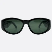 Stylish Black Oval Sunglasses