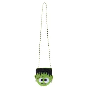 Monster Face Beaded Mini Bag