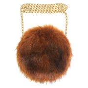 Chic Fluffy Circle Bag