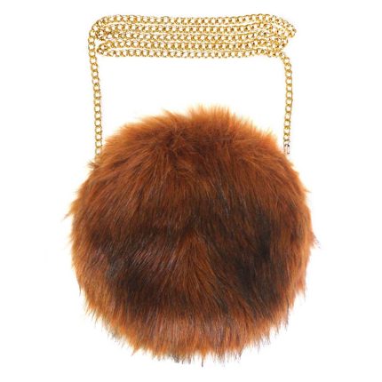 Chic Fluffy Circle Bag