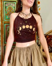 Celestial Moon Phases Halter Top - Image 6