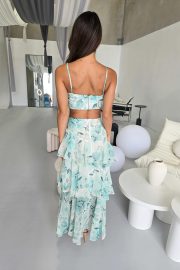 Floral Elegance Two-Piece Dress Set - Image 4