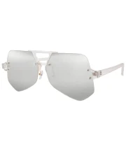 Stylish Transparent Aviator Sunglasses - Image 7