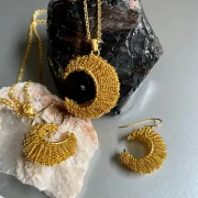 Elegant Crescent Earrings - Image 4