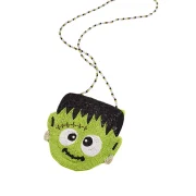 Monster Face Beaded Mini Bag - Image 3