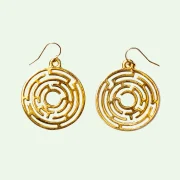 Chic Maze Design Earrings