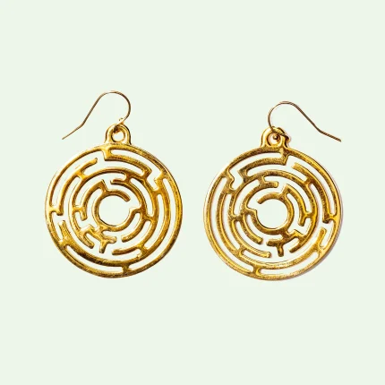 Chic Maze Design Earrings