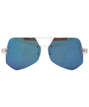 Stylish Transparent Aviator Sunglasses - Image 4