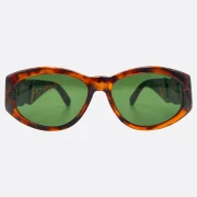 Stylish Black Oval Sunglasses - Image 7