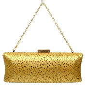 Elegant Black Studded Evening Clutch - Image 10