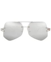 Stylish Transparent Aviator Sunglasses - Image 10