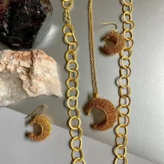 Elegant Crescent Earrings - Image 5