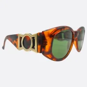 Stylish Black Oval Sunglasses - Image 10