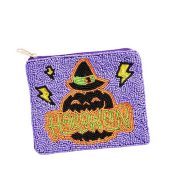 Vibrant Halloween Beaded Clutch - Image 2
