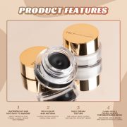 Waterproof Eyeliner Gel Makeup Cosmetic Gel Eye Liner With Brush - Image 5