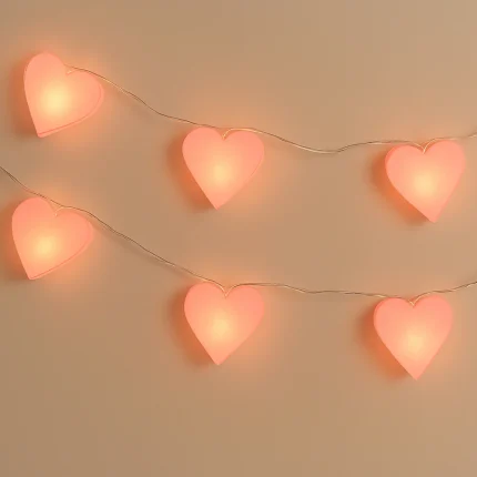 10 LED Heart Fairy Lights – Battery String Light for Valentine’s & Bedroom