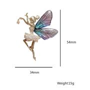 Chritmas Snowman&Fashion Angel& Lovely Cat Brooches - Image 9