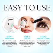 Heated Eyelash Curler – Rechargeable Electric Eyelash Curler - Image 4