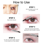 Buy 1 Get 1 FREE -Diamond Glitter Mascara - Image 6