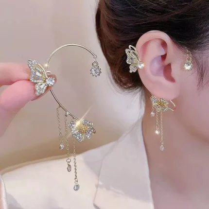 49% OFF BUTTERFLY TASSEL STYLE ZIRCON EARRINGS | PERFECT GIFT