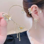 49% OFF BUTTERFLY TASSEL STYLE ZIRCON EARRINGS | PERFECT GIFT - Image 2